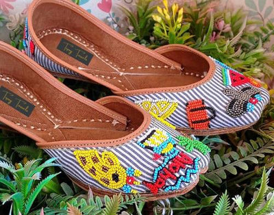 Women’s Multicolor Beaded Jutti